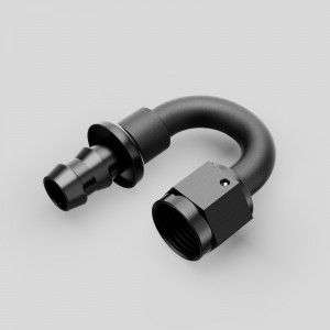 4an/6an/8an/10an/12an Push Lock Oil Kraftstoffschlauch -Anpassungsadapter Ende