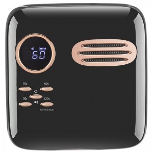 M&r 701pro Schnordloses LED -Nagelschein, drahtloser Nagel Trockner, 72W wiederaufladbares LED -Nagellicht, tragbare Gel UV -LED -Nagellampe mit 4 Timer -Einstellungssensor und LCD -Display grün