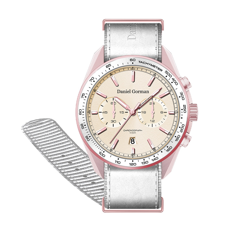2022 Daniel Gormandg9005 Luxus -Männer Uhr Uhr Custom Logo Automatische Armbanduhr Edelstahl Doppel Tourbillon Mechanical Watch