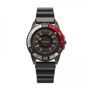 Daniel Gorman Go15 Magnetic Perlen Men \\\\ s Watch Personalisierte kreative Sportwache coole Grenzlosen -Modedesign Edelstahlgurt wasserdichte Uhr