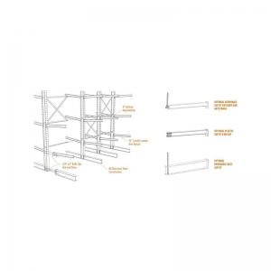 H Strahl Cantilever Rack