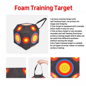 Elongarrow 410033-01 38*38*38 cm Bogenschießen EVA-Ziele für das Zielschießen
