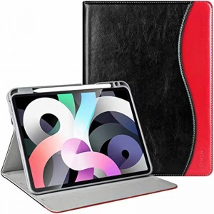 Neue iPadcase All -Inclusive -Schutzhülle Multi -Winkel -Display funktionaler Lederetaschen