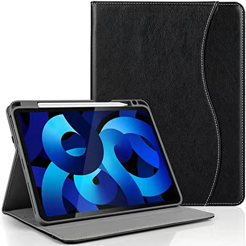 Neue iPadcase All -Inclusive -Schutzhülle Multi -Winkel -Display funktionaler Lederetaschen