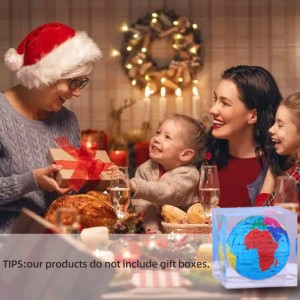 Custom Home Decoration Quadratische polygonale zylindrische klare Plexiglas -Kristall -Acryl -Mini -Schreibtisch Globus Papergewicht Orament