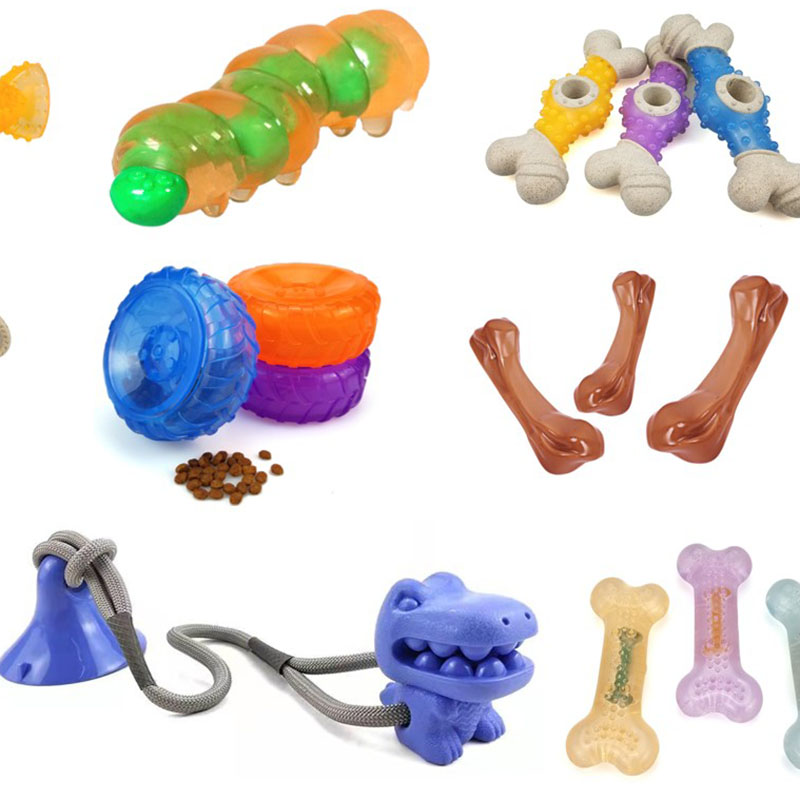 Hersteller umweltfreundliches Training Interaktiver Zähne Reinigung Naturkautschukhund kauen Spielzeug kauen Spielzeug