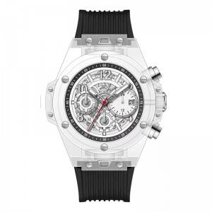 Daniel GorManrm2209 Automatische Acryl -transparente Design -Männer Quarzwache wasserdichte Männer Watch Business Watch Men \\\\\'s Watch