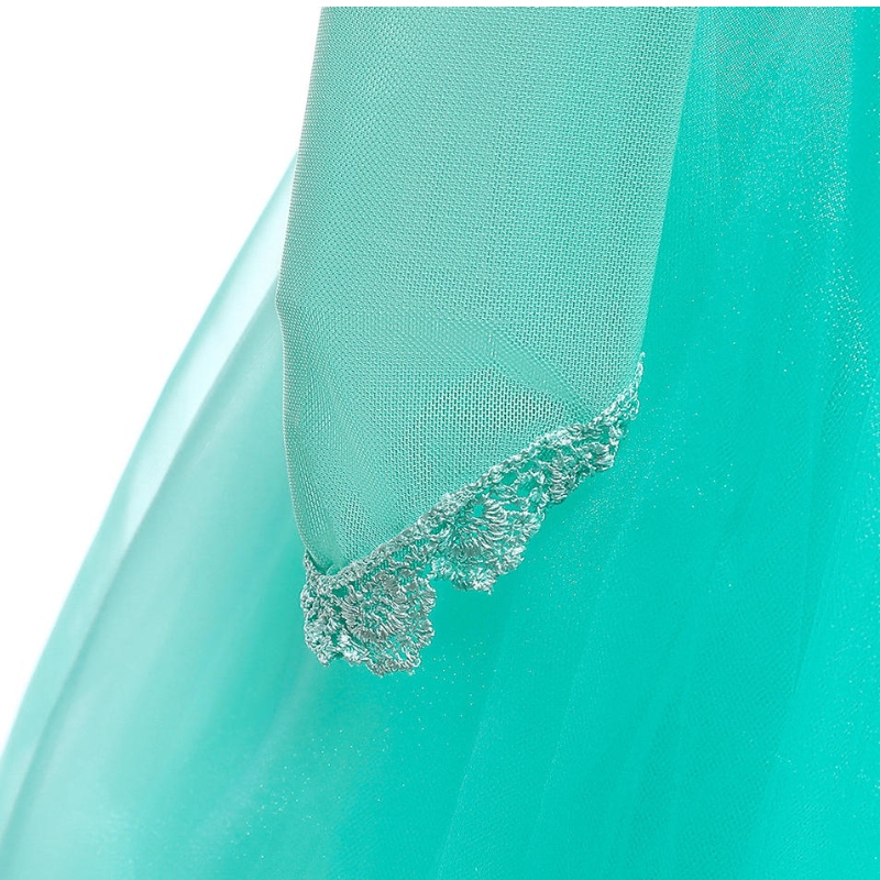 Halloween Mermaid Kostüm für Mädchen Prinzessin Ariel Ballkleid Kinder Kinder Party Kleider Stickerei Carnival Party Kleider 3 - 14 Stück