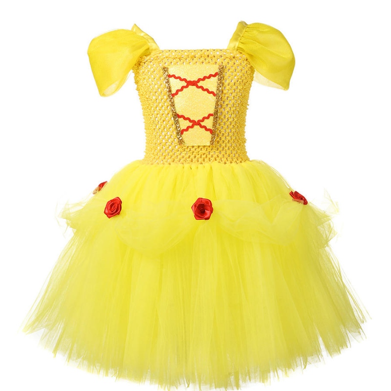 Bekleidung Prinzessin Dress von schulterschichtiger Kostüm für kleines Mädchen