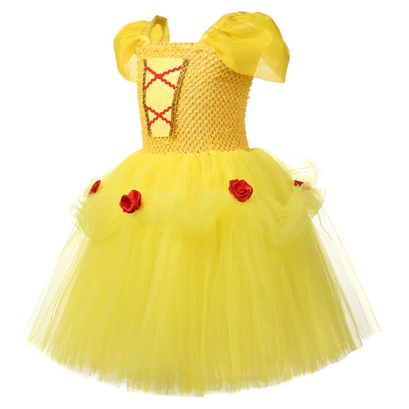 Bekleidung Prinzessin Dress von schulterschichtiger Kostüm für kleines Mädchen