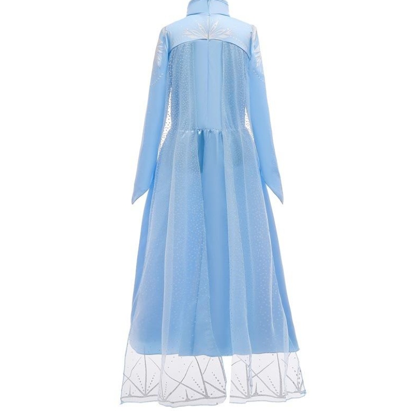 Neueste Kinder Prominente Kleidung Prinzessin Elsa tragen Kleid Halloween Kostüme für Mädchen