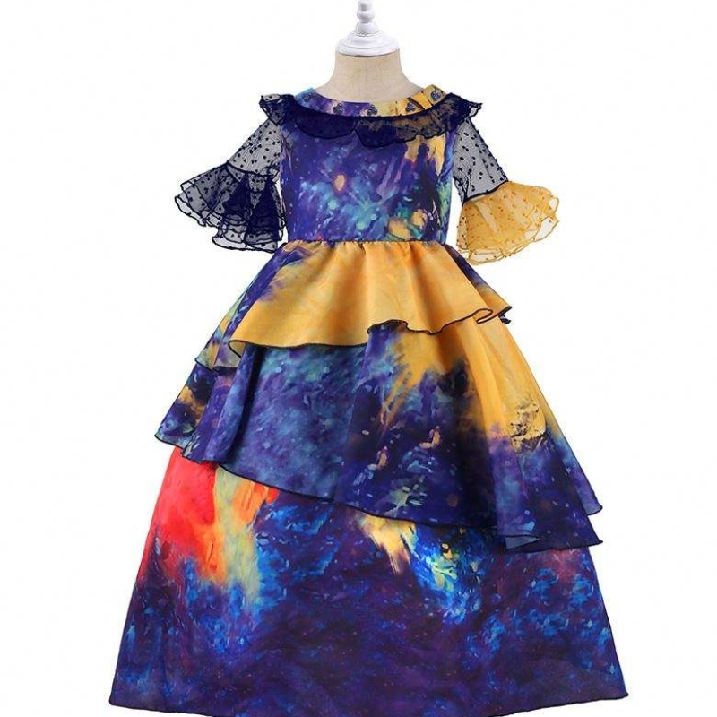 Baige Cosplay Kostüm Halloween Prinzessin Kleid Encanto Mirabel Girl Party Kleid mit kostenloser Tasche