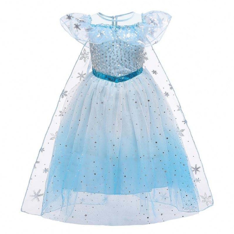 Baige Cosplay Party Dress Up Belle Prinzessin Girls Kleid Kostüm Prinzessin Elsa Anna Halloween Fairy Kids Fancy Kleid BX1683