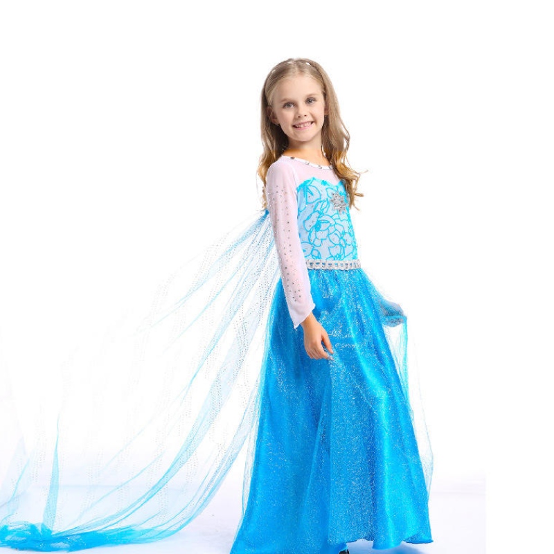 Dieneue Aisha Party Prinzessin Kleid Girls Long Kleid Aisha Prinzessin Kleid mit einem vollen Satz Accessoires