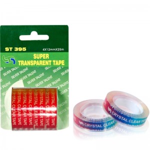 Customized Crystal Clear Stationery Adhäsive Packbanddichtungsband