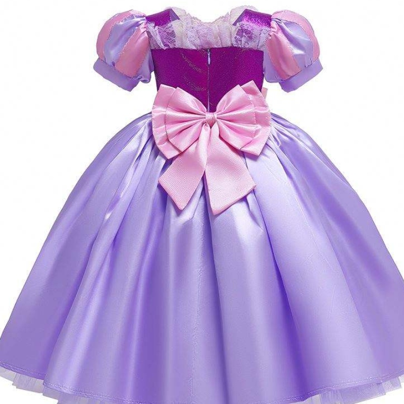 Baige Halloween Kostüm Kinder Geburtstagsfeier Kinder Fancy Up Sofia Kleid für Mädchen Rapunzel Prinzessin Kleid