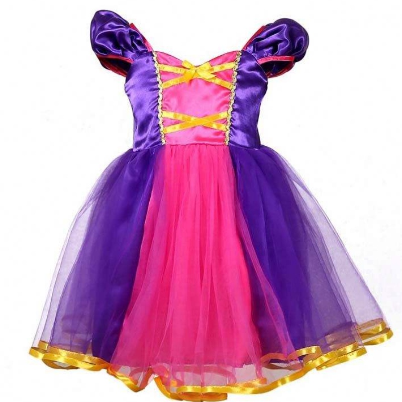 Baby Kostüm Party Dress Up Prinzessin Rapunzel Baby Girl Party Kleider Prinzessin Geburtstag DGHC-031