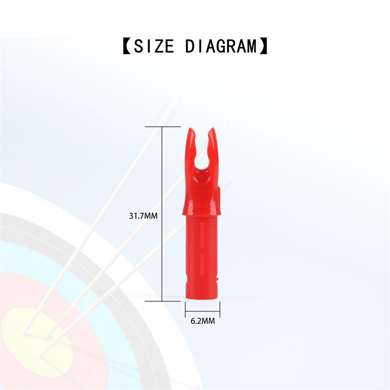 Elongarrow 140001 ID6.2mm Carbonfaserpfeilwelle Nock einfügen