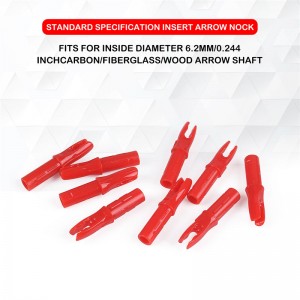 Elongarrow 140001 ID6.2mm Carbonfaserpfeilwelle Nock einfügen