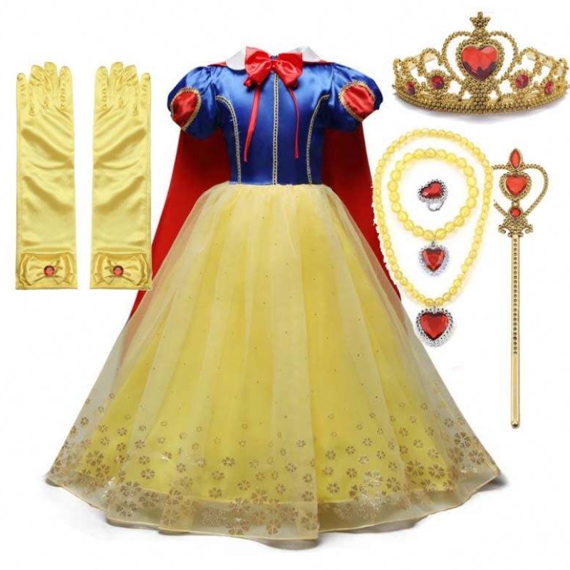 Halloween Cosplay Party Dress Up 2-11y Kinder Kinder Kinder Prinzessin Kostüme mit Accessoires DGHC-001