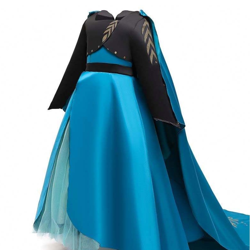 Königin Krönungskostümneue Elsa 2 Mädchen Kleid Elsa Kleid für Kinder HCGD-035