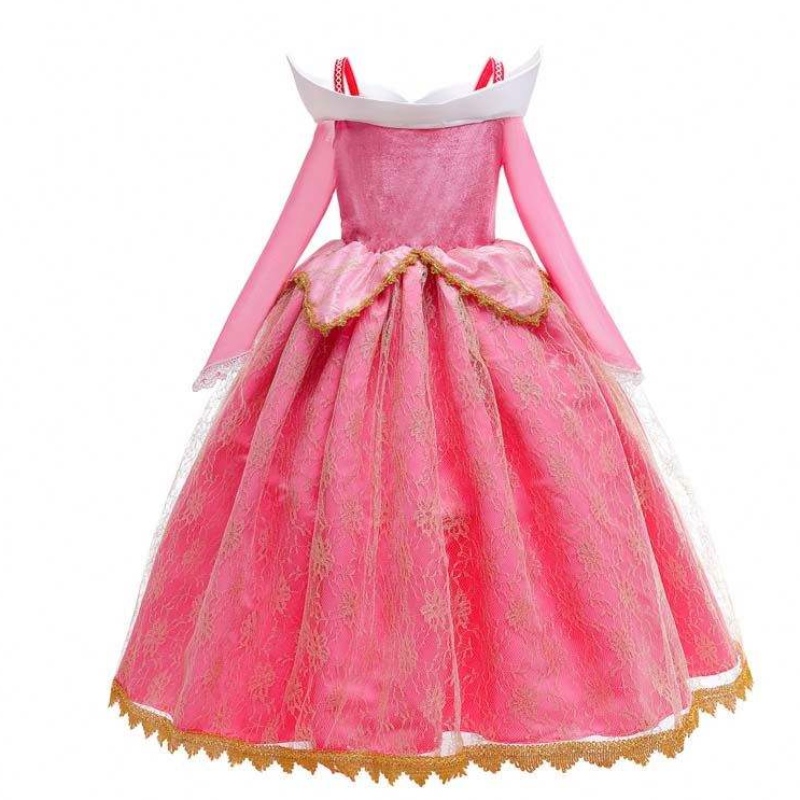 Mädchen Prinzessin Dress Up Dornröschen rosa Prinzessin Kostüm für 3-10 Jahre HCSP-001