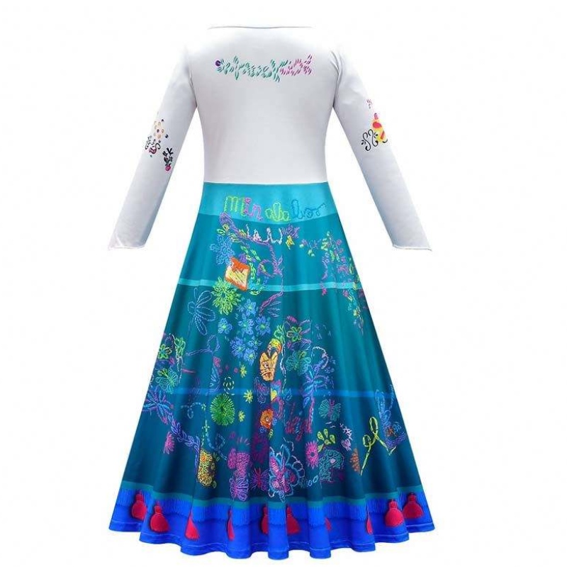 Trendprodukte 2022 90-160 cm Halloween Prinzessin Kleid Isabela Madrigal Encanto Mirabel Cosplay HCIS-012