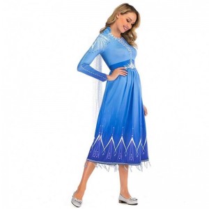 Neue Produktideen 2022 ELSA ACT 2 Halloween Cosplay Elsa Adult Kostüm für Frauen SZAC-005