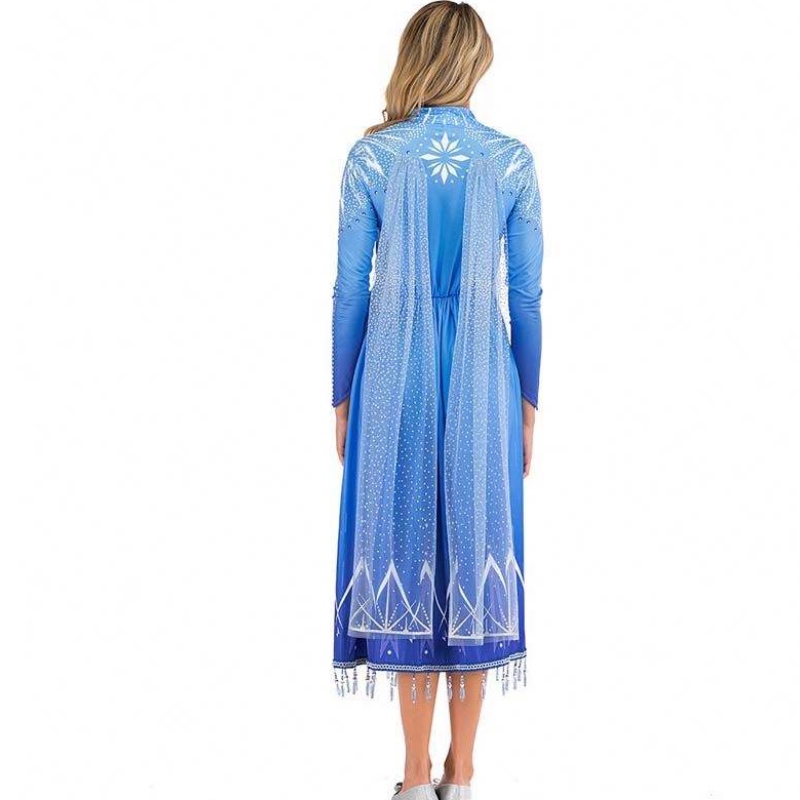 Neue Produktideen 2022 ELSA ACT 2 Halloween Cosplay Elsa Adult Kostüm für Frauen SZAC-005