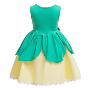 Kinder Halloween Kostüm Tiana Kostüm Prinzessin und das Froschkostüm für Mädchen HCTB-007