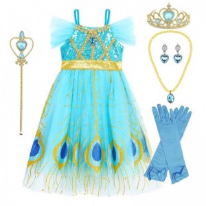 2022 Neuankömmlinge Sommer Halloween Kostüme Kleinkind Mädchen Dress-up Party Arabische Prinzessin Kostüme HCAL-006