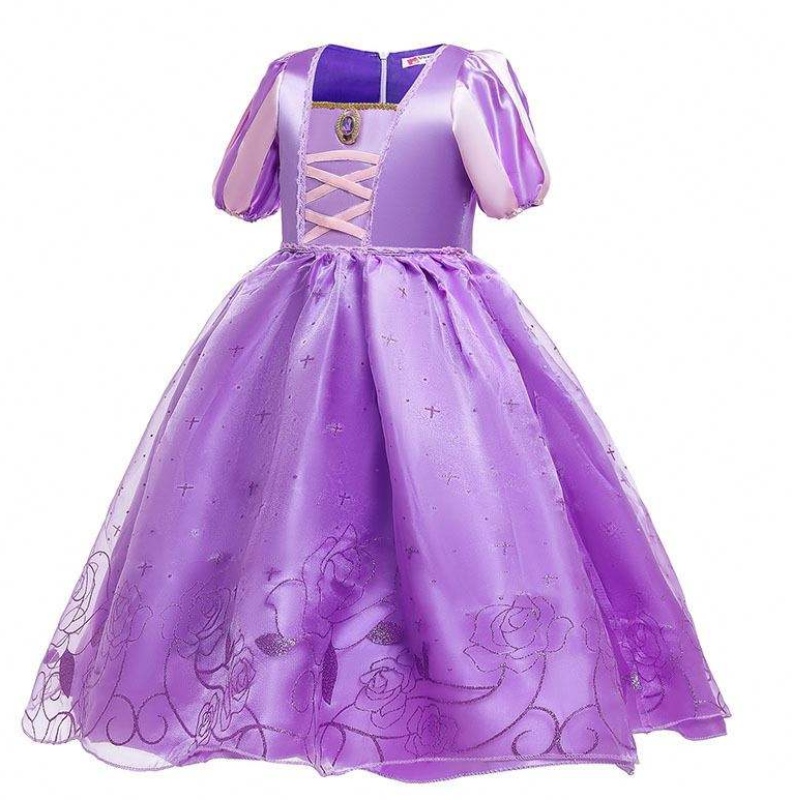 Halloween Weihnachten Carnival Kostüm Kid Prinzessin Purple Tulle Rapunzel Kleid Kinder HCRS-017