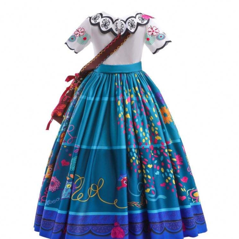 Baige Encanto Mirabel Cosplay Kostüm TV&movie kids Fancy Carnival Ostern Prinzessin Kleid MFMW002