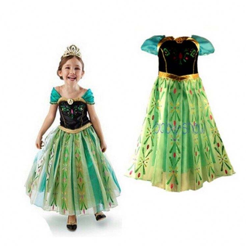 Fancy Baby Kleider Elsa Kostüm Weihnachten Halloween Partykleider für Kinder