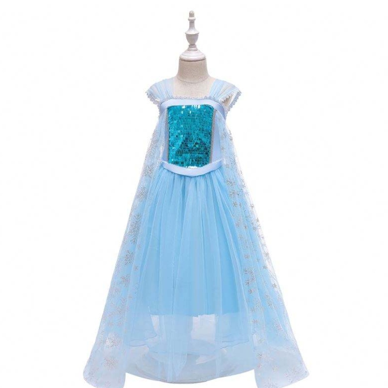 NEU Snow Queen Performance Kostüm Prinzessin Elsa Blue Kleid Halloween Kostüm BX1705