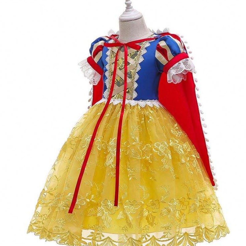 2021 Fancy Girl Prinzessin Kleid Halloween und Weihnachtsschnee -White Cosplay -Kostüm BX0622