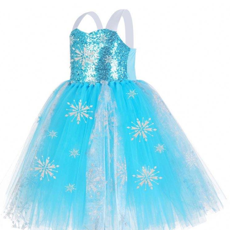3-11 Jahre altes Kleid blau Halloween Kostüm Girl Einhornkleider Prinzessin Kleid Tutu-Rock