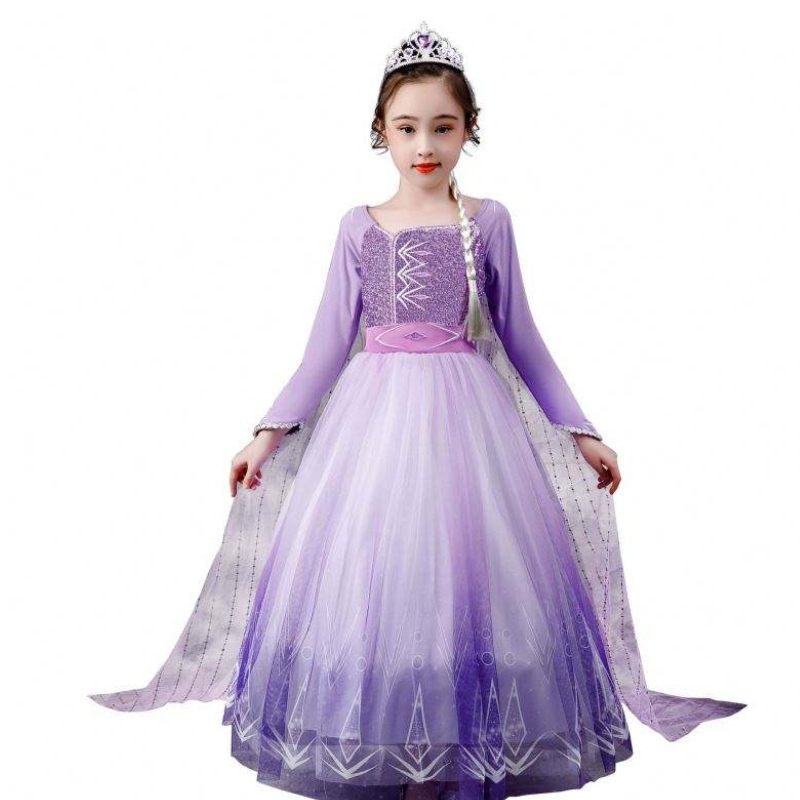 Ong Sleeve Kleid Elsa Kleider Cosplay Performance Kostüm Paine Girls Kleid