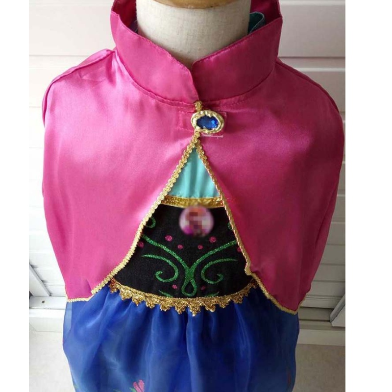 Mädchen Elsa Anna Kleider Cartoon Cosplay Schnee Königin Prinzessin Kleider Elsa Kleinkind Kinder Kleidung Kleider für Mädchen