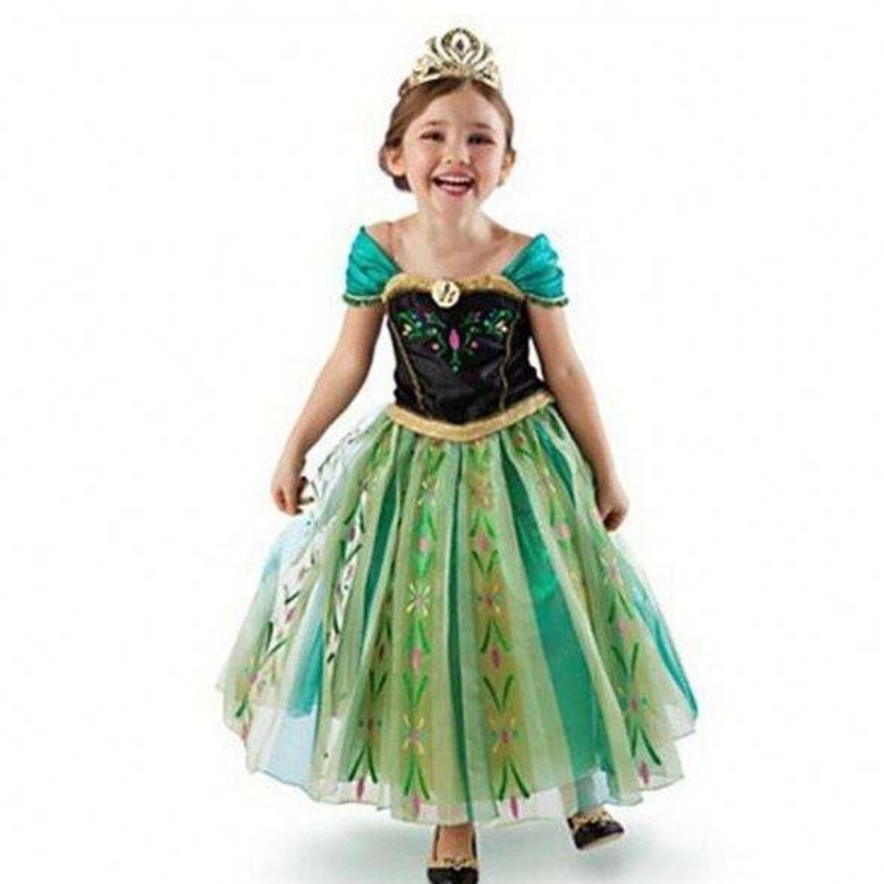 Performance Kostüm Prinzessin Anna Kleid Kinder Kleid Prinzessin Anna Kleid