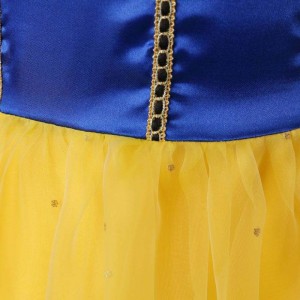 Prinzessin Kleid Kostüm Weiß Schnee Cosplay Party Kleid Mädchen Halloween Prom Kinder tragen