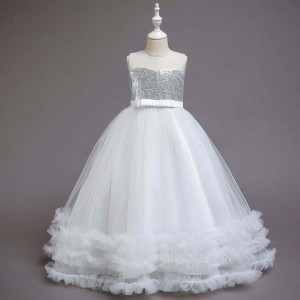 Mädchen Party Prom Kleidung Blume Mädchen Prinzessin Hochzeit Ballkleid Abendkleider