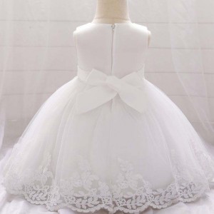 Baige Neueste Party Kleidung Kinder Geburtstagskleid 1 Jahre alte Kleider für Mädchen Party Kee