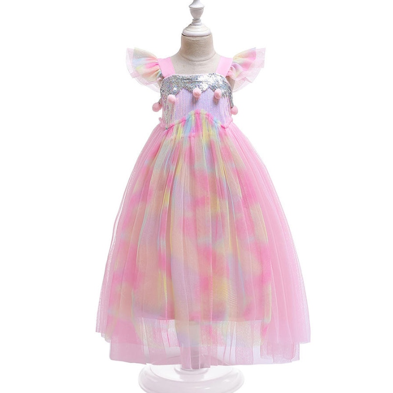 Hot Sale schöne Prinzessin Kinder Kleidung tragen Geburtstagsfeier Einhorn -Pailletten Tutu Girl Kleid für kleine Mädchen