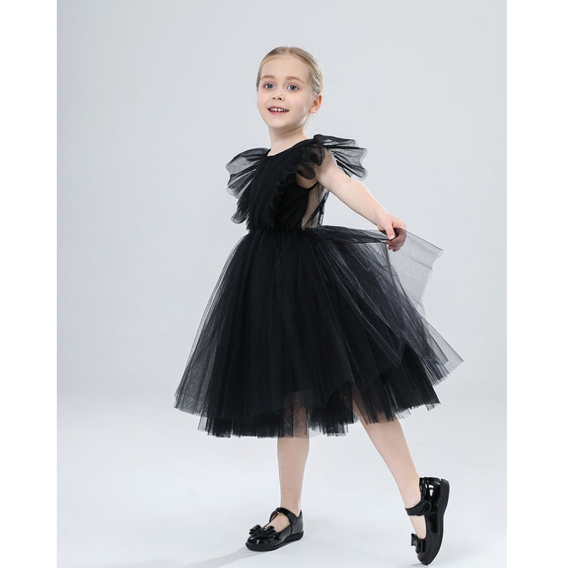 Blumenmädchenkleid Kinder Brautjungfer Brautkleider für Kinder Tüllkleider Girls Boutique Vestidos Mädchen Geburtstagskleidung