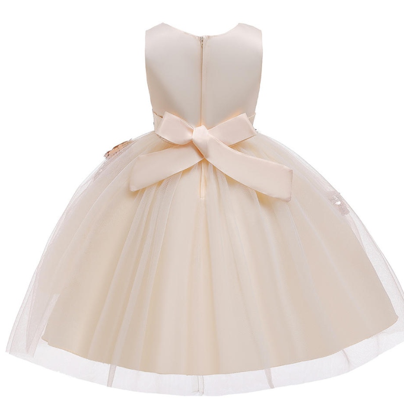 2022 Sommer Baby Kleid elegante Mädchen Kinderkleider Kinder Kleidung Blume Prinzessin Hochzeit Abend Party Kleid