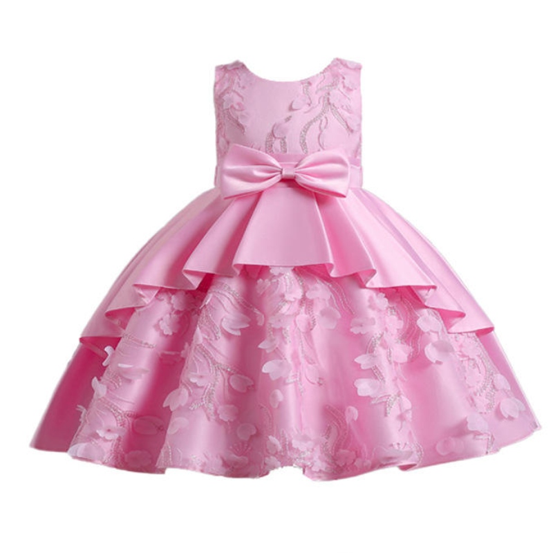 Luxus Party formelle Kleidung für Hochzeit Geburtstag Kinder Weihnachtskleider für Mädchen Spitzen Tutu Blumenmädchen Kleid