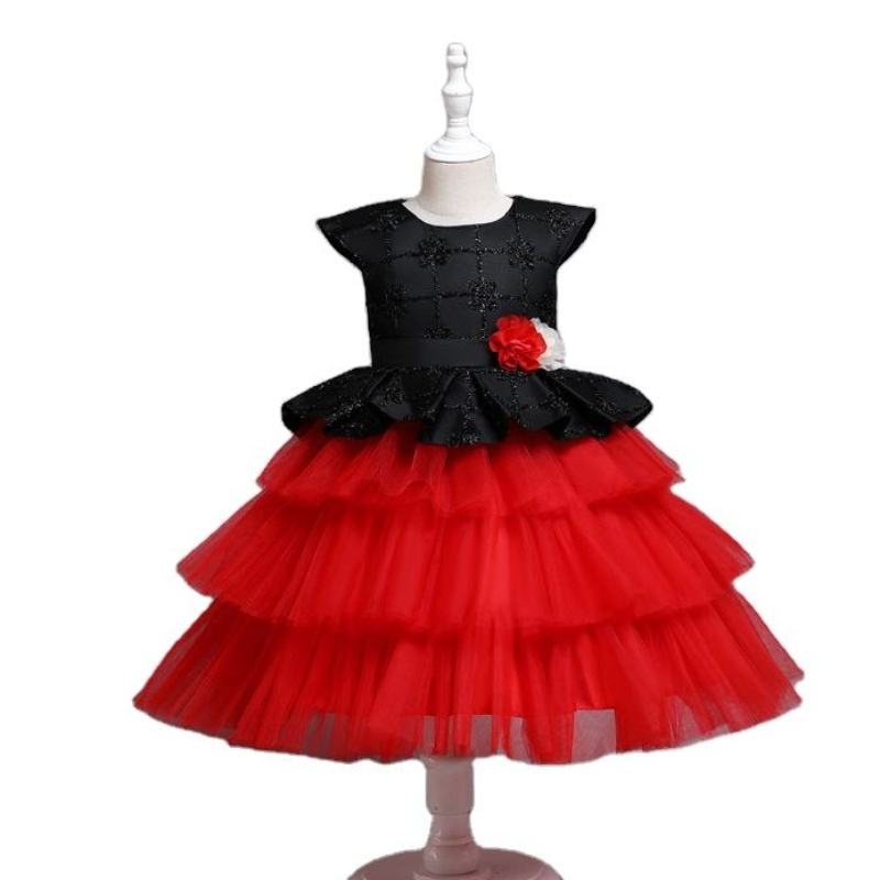 Kinder -Mesh -Prinzessin -Kleid -Kuchen -Tutu -Rock für Geburtstag Klavier Performance Party