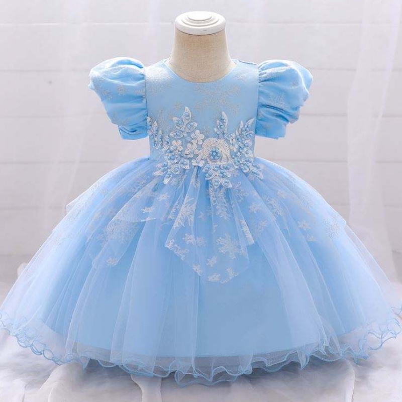 Baige Baby Girl Frocks Design Kurzarm Performance Tanzkleid Kinder 's Party Wear Gown L2028XZ