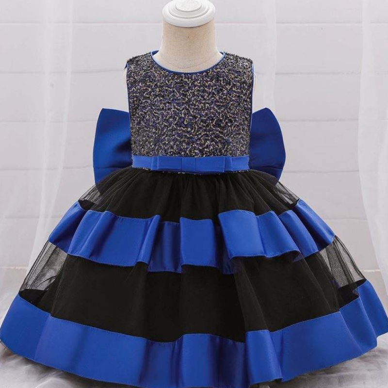 Hochwertige Kinderkleidungsstücke Kinder Kleiddesign Kostüme Baby Girl Taufkleid L1919XZ